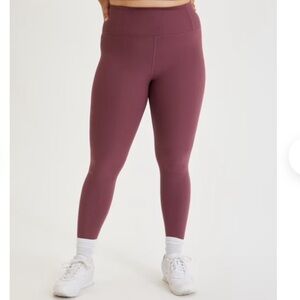 Girlfriend Collective Goji Ribbed High Rise 27.5in Legging L